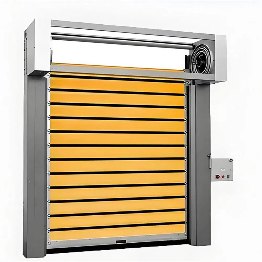 Industrial Automatic Aluminum Alloy Hard Thermal Insulated High Speed Rolling Rapid Roll up Fast Acting Roller Shutter Spiral Security Garage Door
