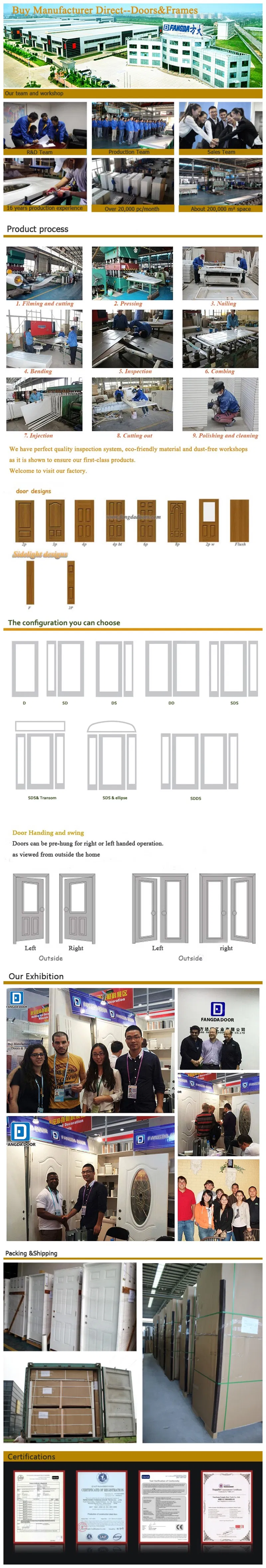 Textured Exterior Fiberglass Louvered Door
