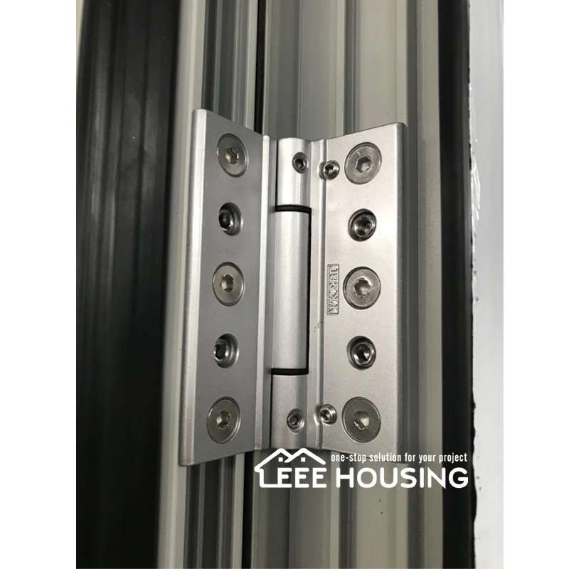 Factory Direct Exterior Folding Patio Doors, Modern Waterproof Thermal Break Aluminum Bi-Folding Glass Door with Accordion Style Sliding Bi-Fold Door