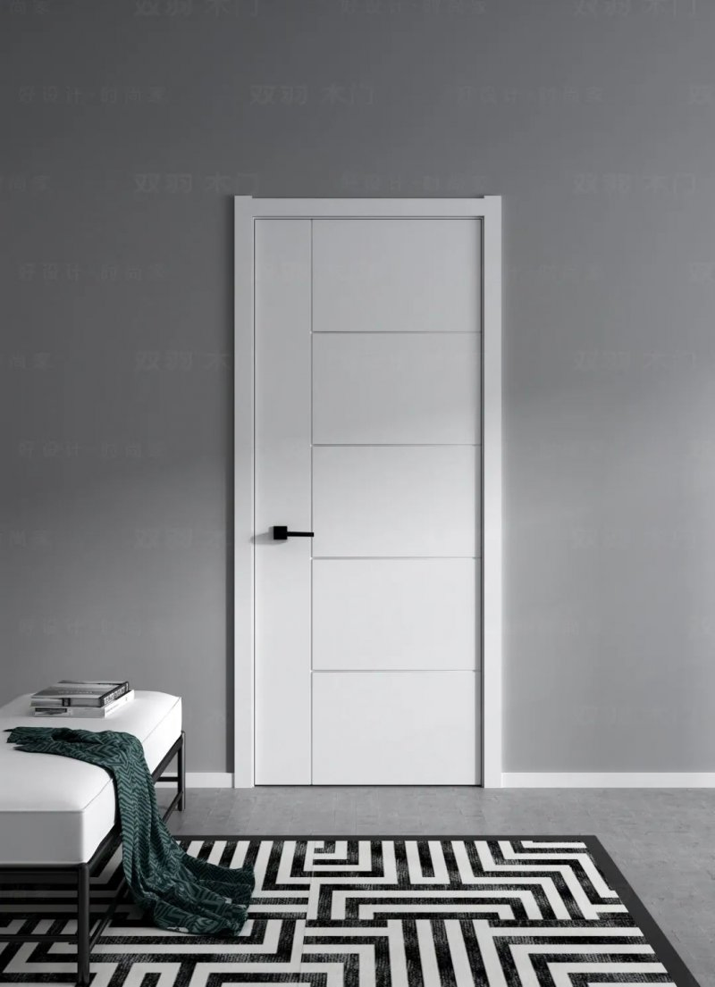 Modern Design Interior MDF Acoustic Soundproof Wooden Doors
