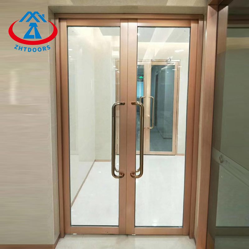 En Certificated Zhtdoors Ulul Certificated Price of Stainless Steel Fire Proof Rated Doors
