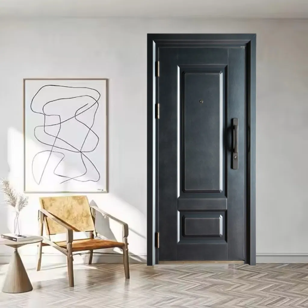 Metal Security Cold Rolled Steel Door Single Gate for House Entrance