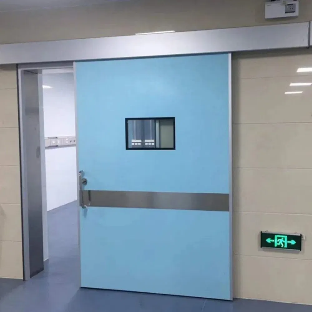 Sealed Automatic Lead Lined Hollow Metal Door X-ray Shielding Sliding Door for Hospital Door