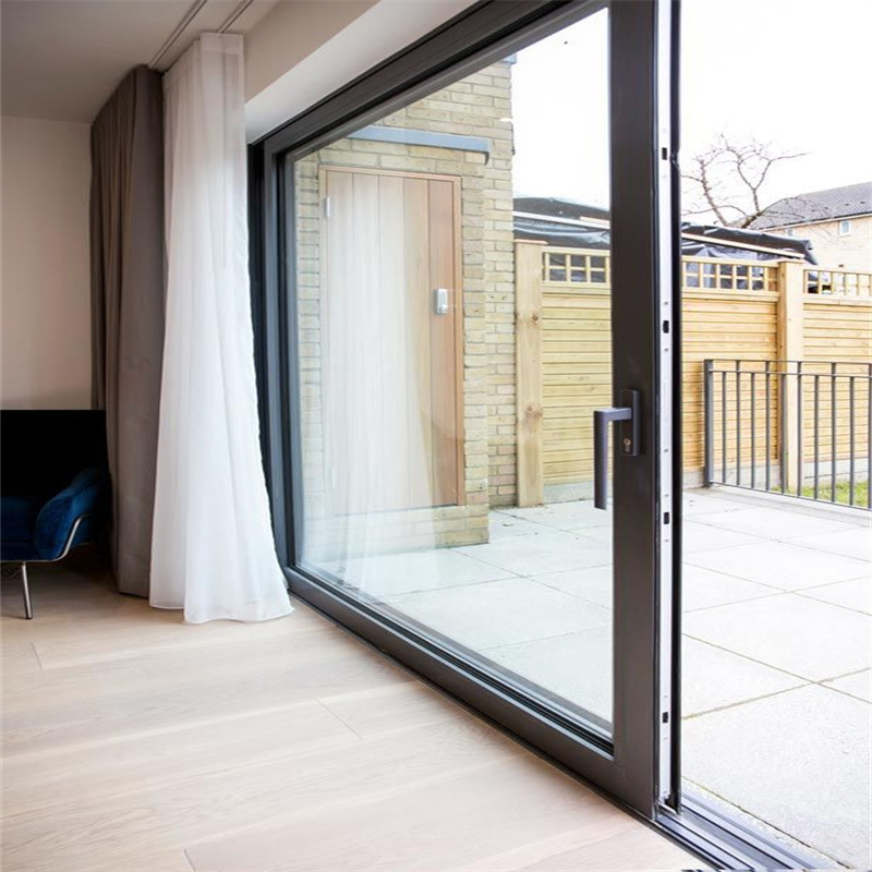 Excellent Sealed Glass Aluminium Sliding Door with Stainless Steel Mesh