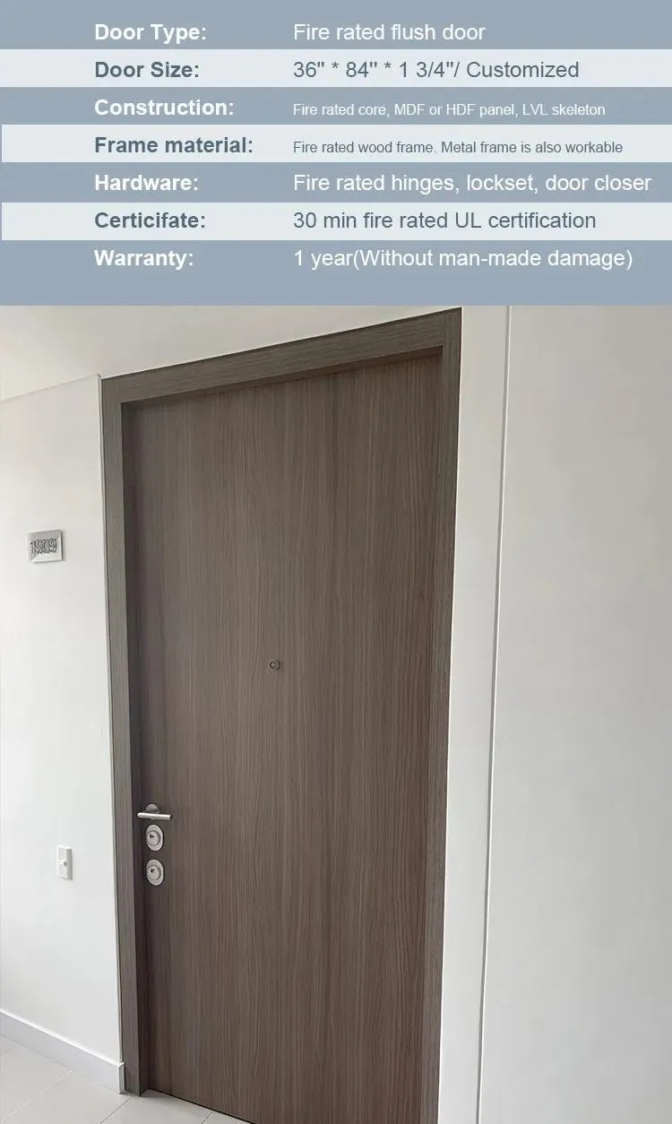 Exterior Fire Rated Door