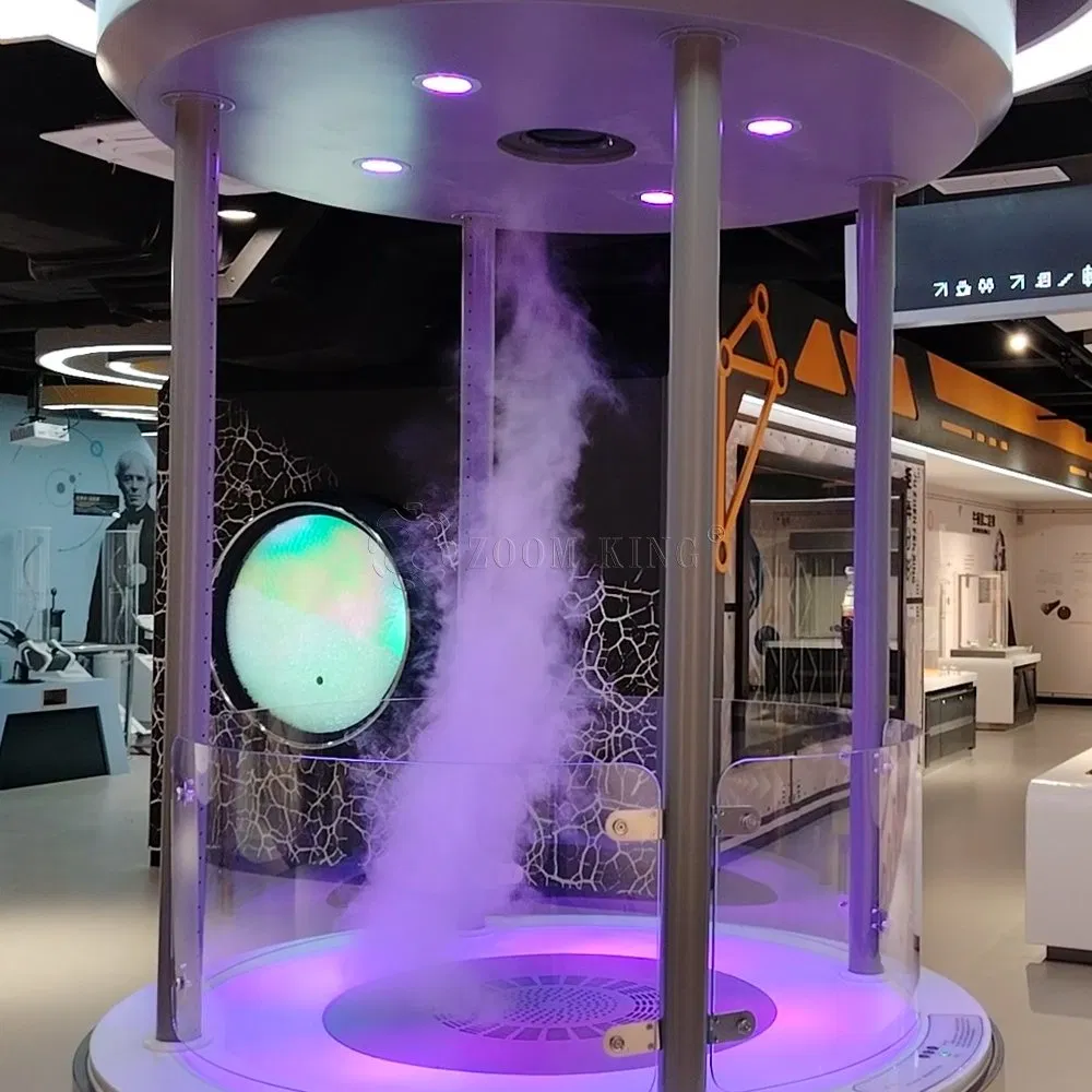 Tornado Formation Interactive Exhibit: Explore Natural Phenomena with a Top Stem Education Experience Custom Tornado Simulator Science Museum Exhibit