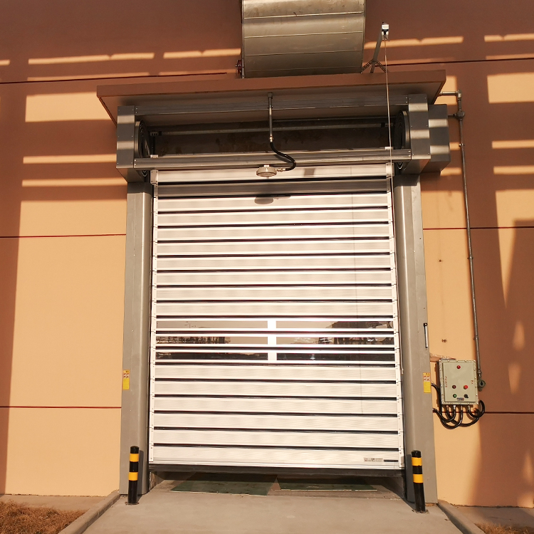 Factory Direct Sale Hard Fast Roller Shutter Door Spiral Metal Roll up Door