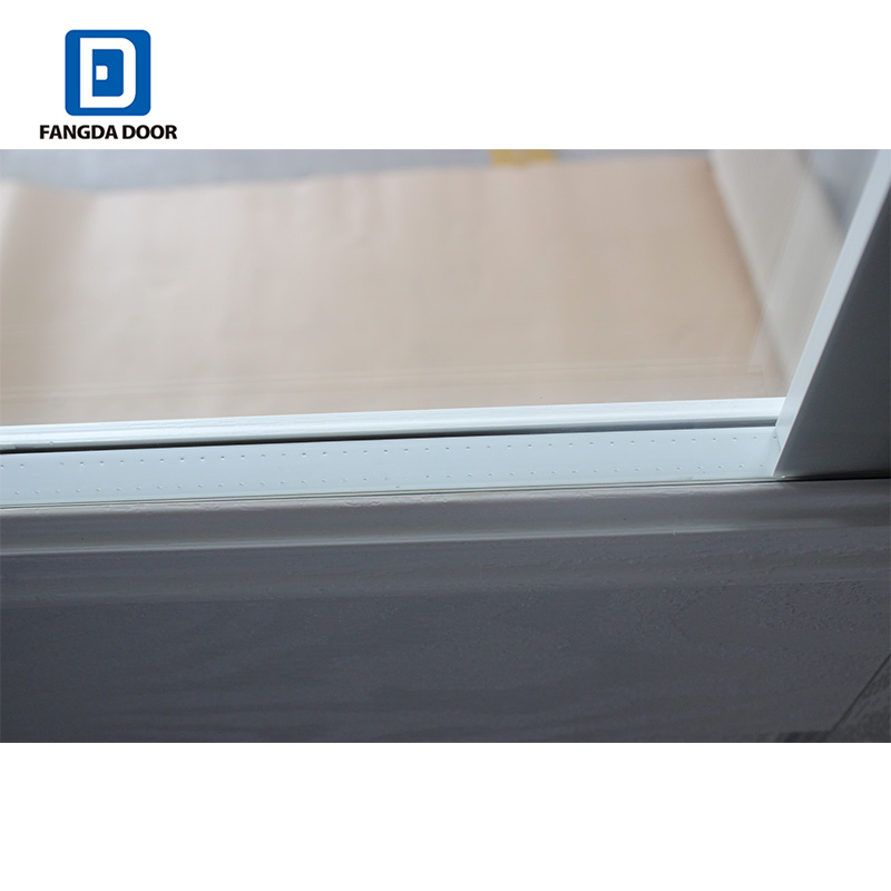 Fangda Oak Woode Grain Textured Exterior Fiberglass Louvered Door