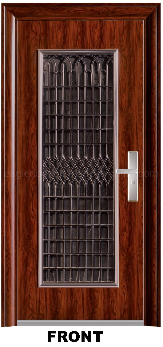 Cheap Antique Exterior Anti Theft House Stainless Steel Wire Mesh Jamaica Steel Security Door