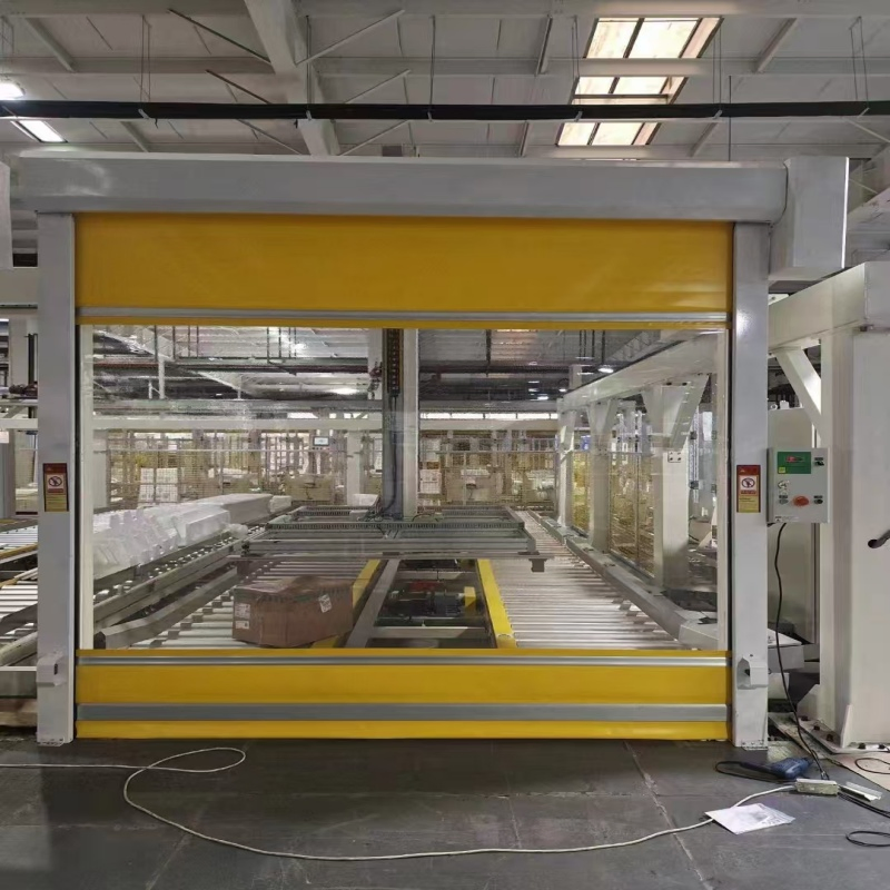 Automatic Stainless Dock Doors Mesh Bug Screen Door Exterior Electric Steel High Speed Rolling Shutter Doors