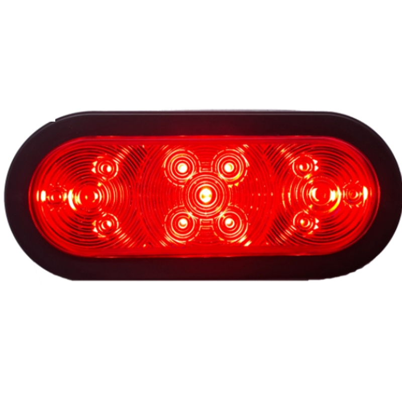 LED Truck Trailer LED 6" Tornado Series Round Stop/Turn/Tail Light