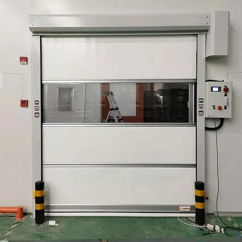 PVC Workshop Automatic Electric High Speed Rapid Roll up Shutter Industrial Fast Rolling Door Cold Storage Roller Garage Door
