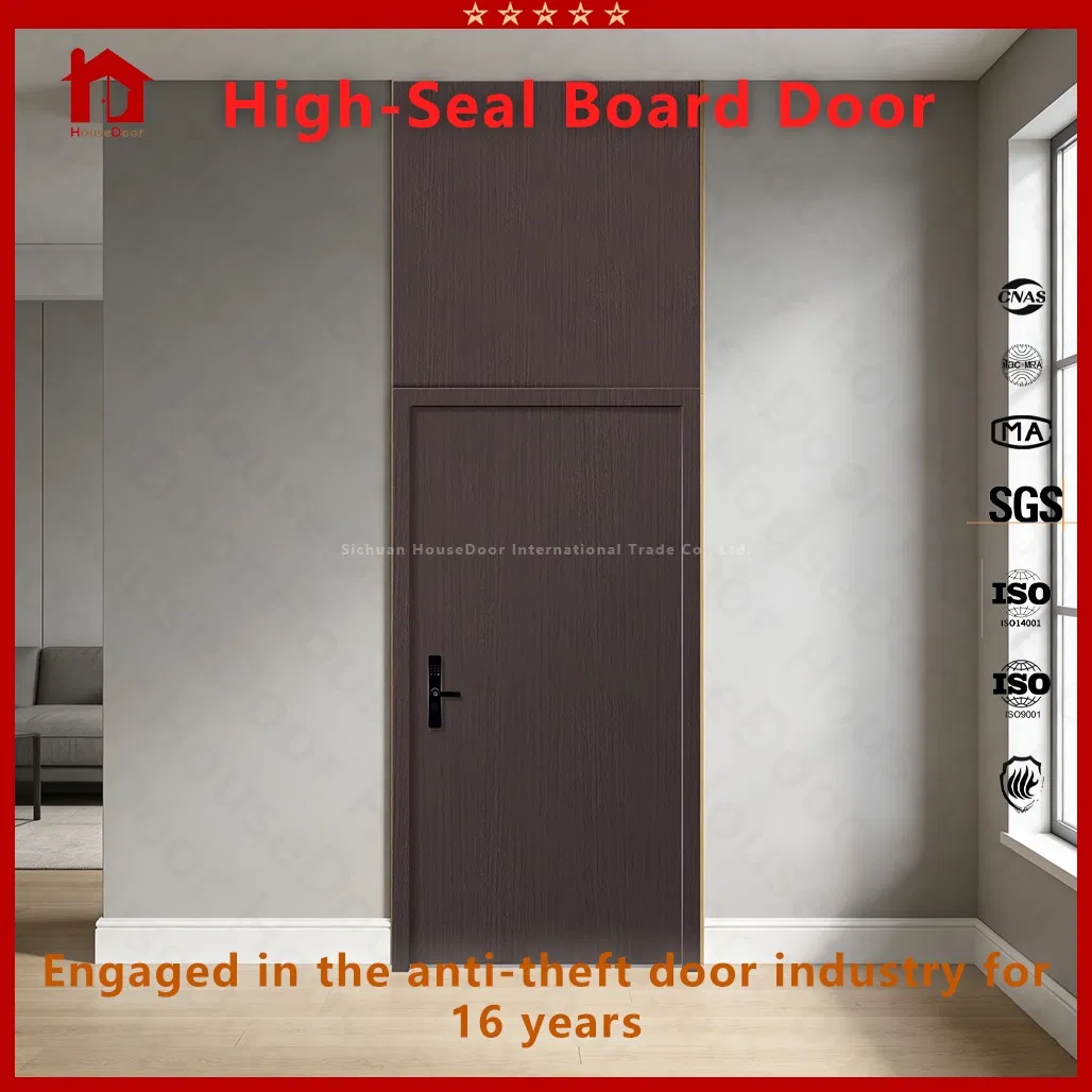 Luxury Steel Metal Security Door, Zinc Alloy Iron Armored Entry with Fire Rated &amp; Insulated, Transom Panel for Villa Hotel Main Door