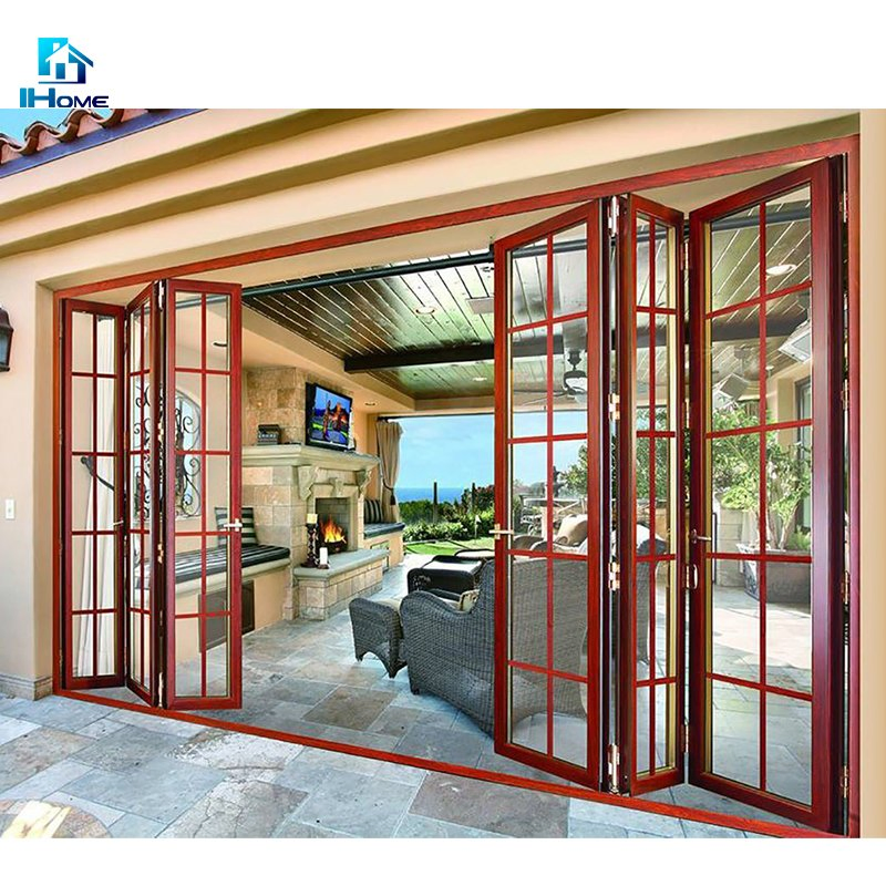 Accordion Doors Interior Aluminum Alloy Louvered Bifold Doors