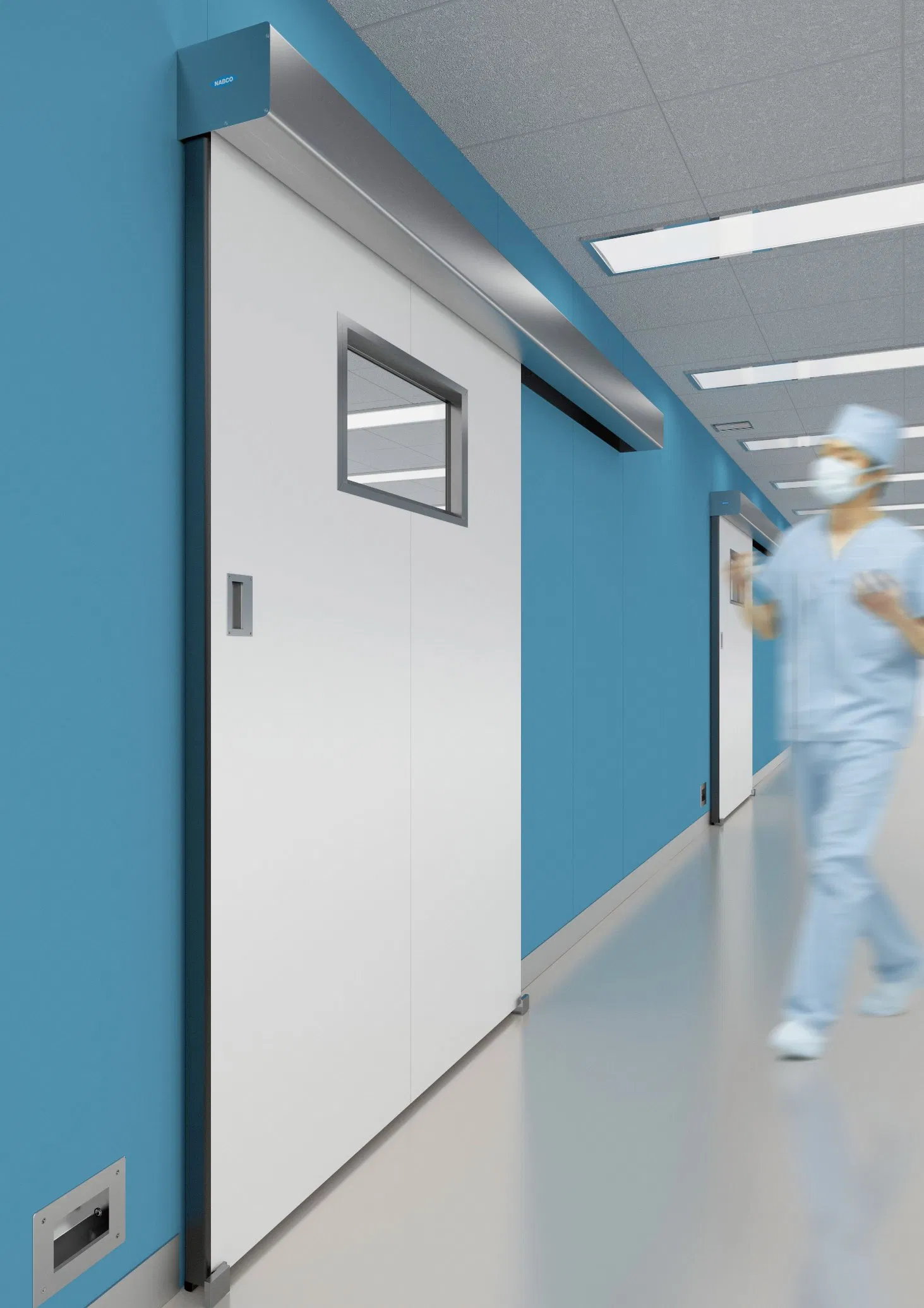 Radiation Shielding Lead Lined Hermetic Automatic Sliding Door Medical