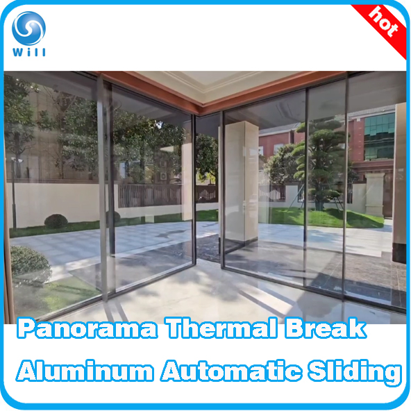 Automatic Panorama Thermal Break Aluminum Door