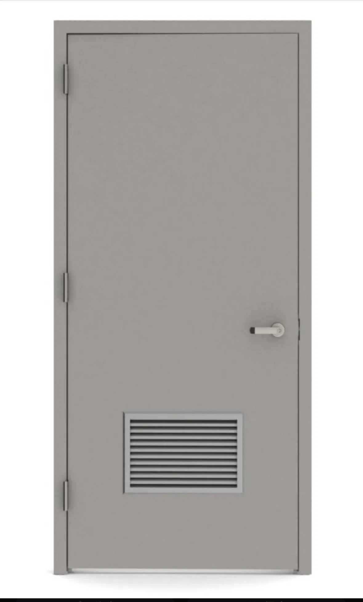 Hot Sale Steel Fire Door with Louvered Design for Safety