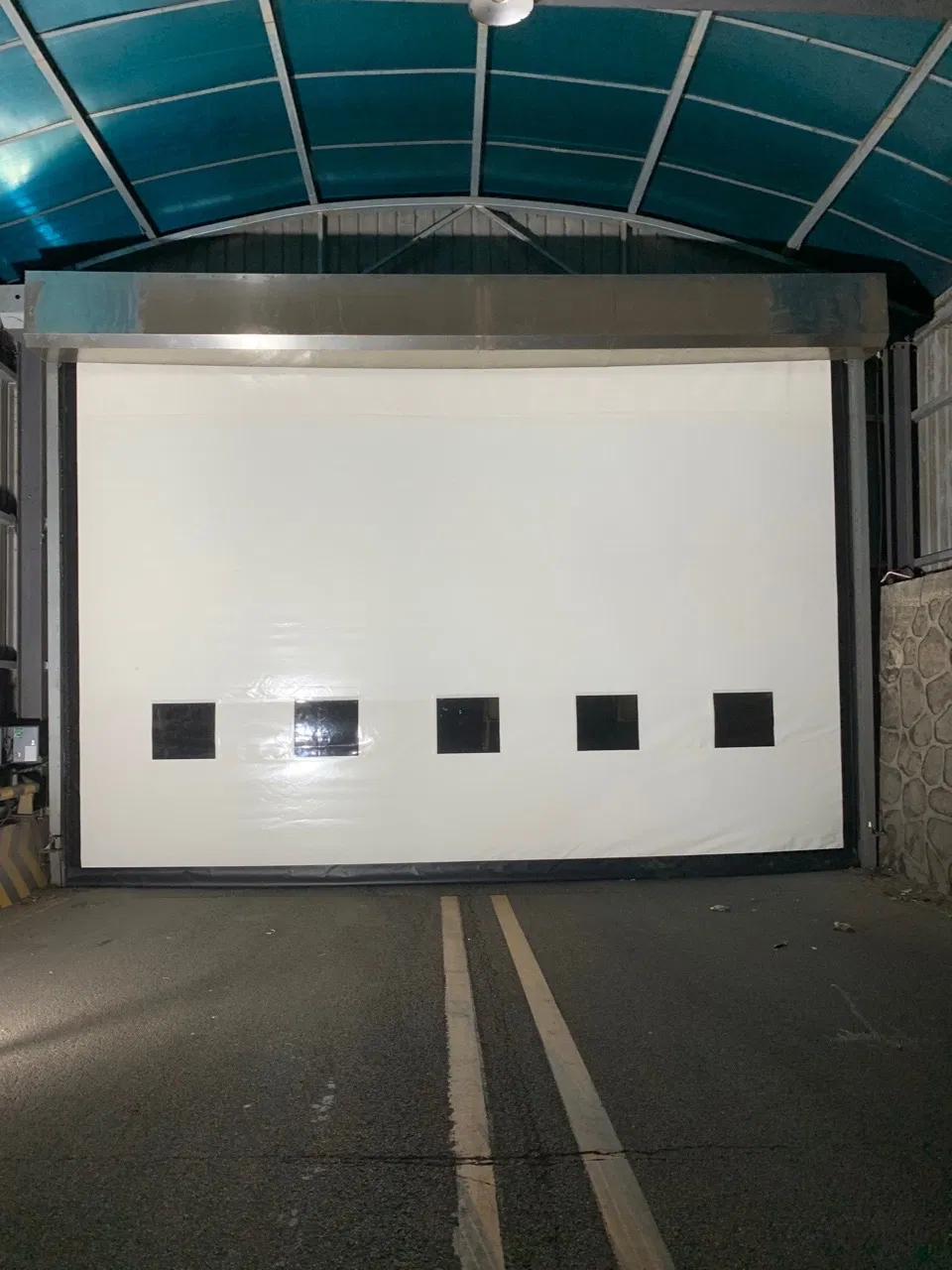 Durable Best-Selling Safe Reliably Sealed Self-Repairing PVC Fabric Zipper High Speed Roller Shutter Door for Industrial Applications