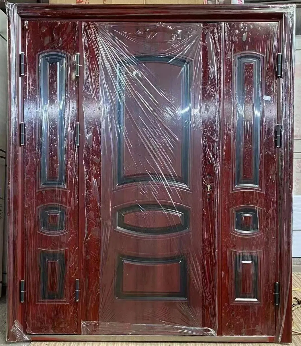 Security Glass Metal Door