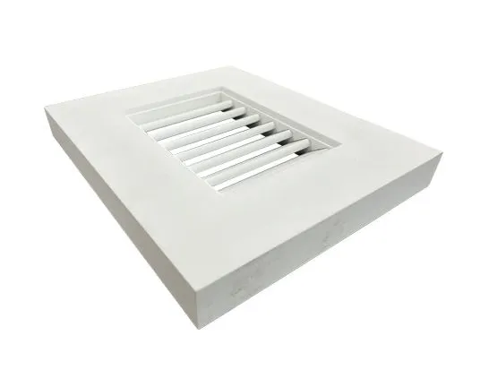 Contemporary Louvered Wooden Entrance Door