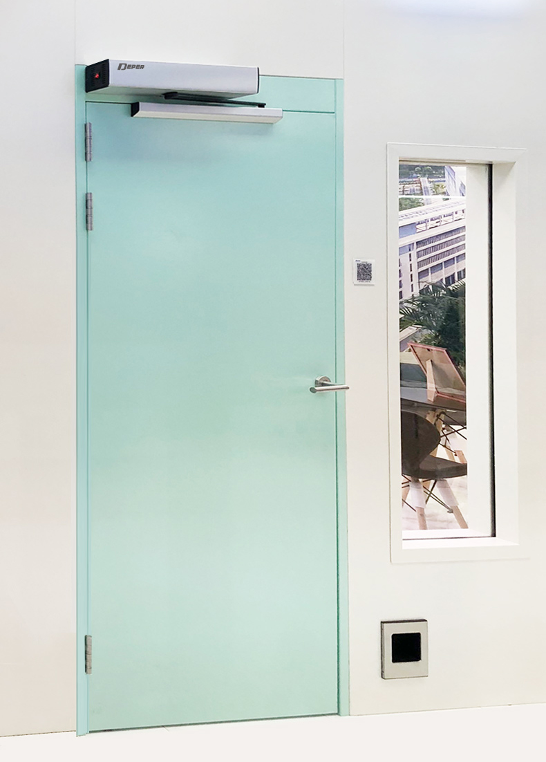 Entrance Medical Double Steel Metal Fire Door Design Hospital Hermetic Doors Panic Door