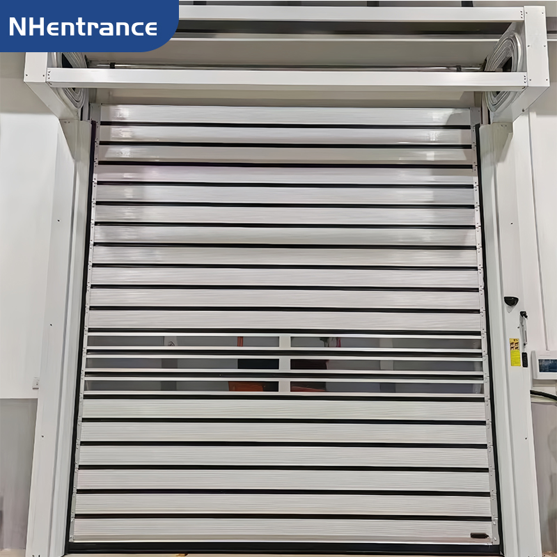 Aluminum Electric Automatic Spiral Roller Shutter Roll up High Speed Industrial Commercial Garage Door