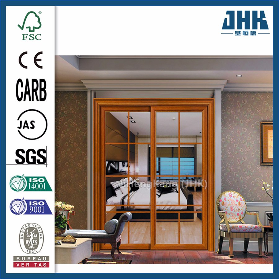 Jhk 24 in. X 42 in. Beautiful Louvered Wood Cafe Door