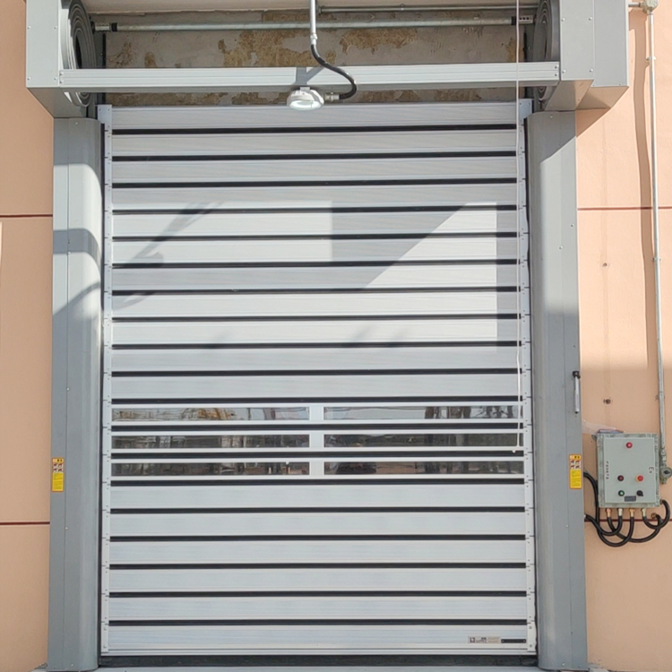 Factory Direct Sale Hard Fast Roller Shutter Door Spiral Metal Roll up Door