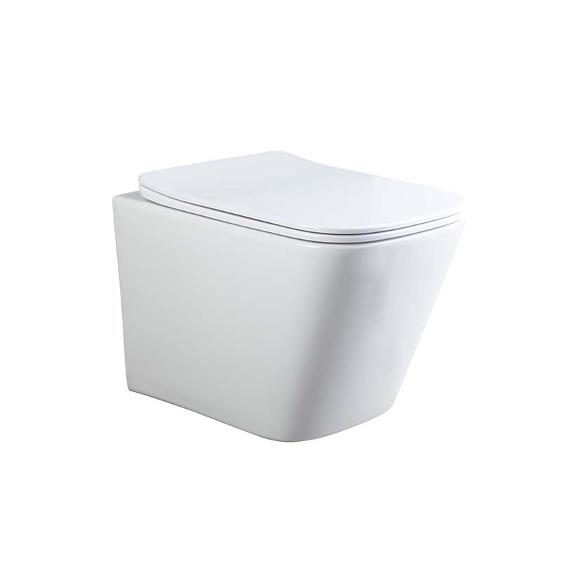 New CE Watermark Wall-Hung Toilet Tornado Hot Sale Factory Low Price Sanitary Ware Hanging Toilet Bathroom Wall Mounted Toilet 2403