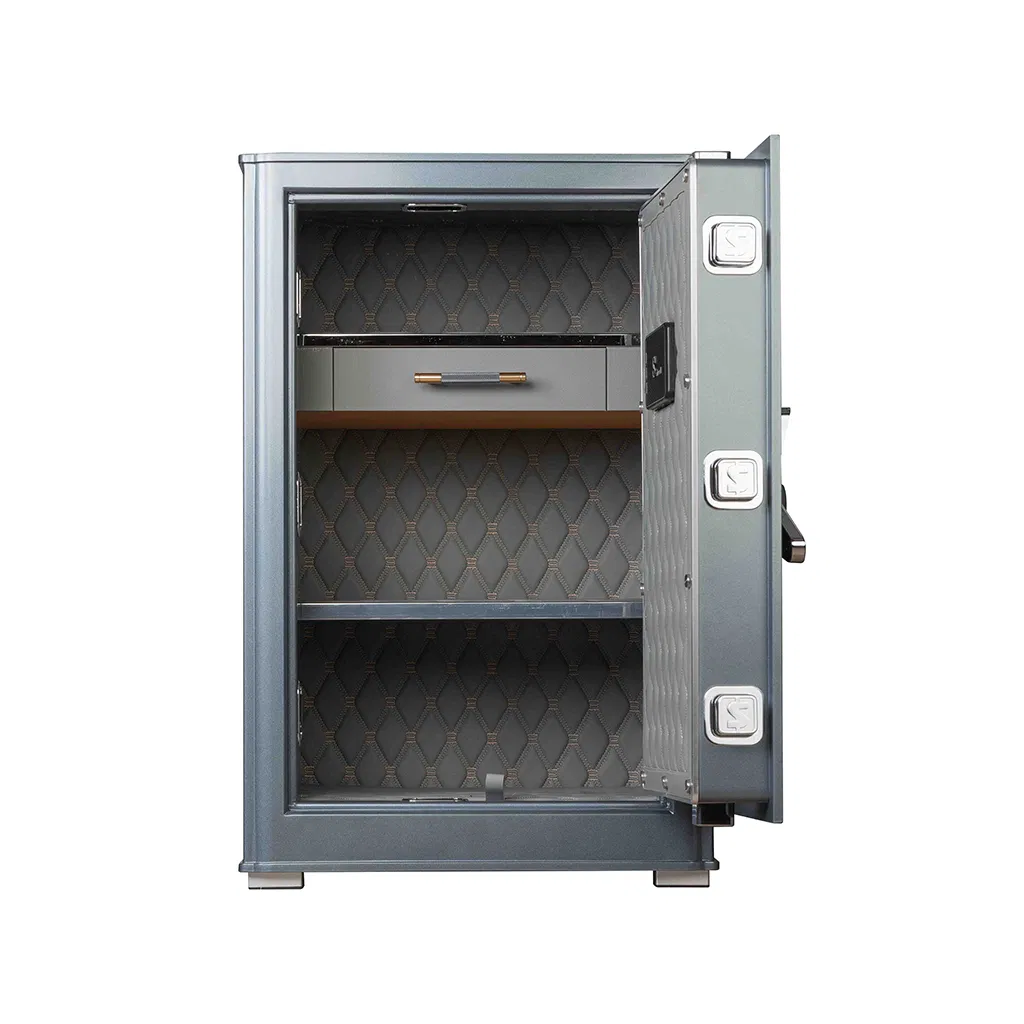 High Quality Heavy Metal Steel Gun Safe Stable Wholesale Fireproof Vault with Electronic Lock Box Pattern for Convenient Storage