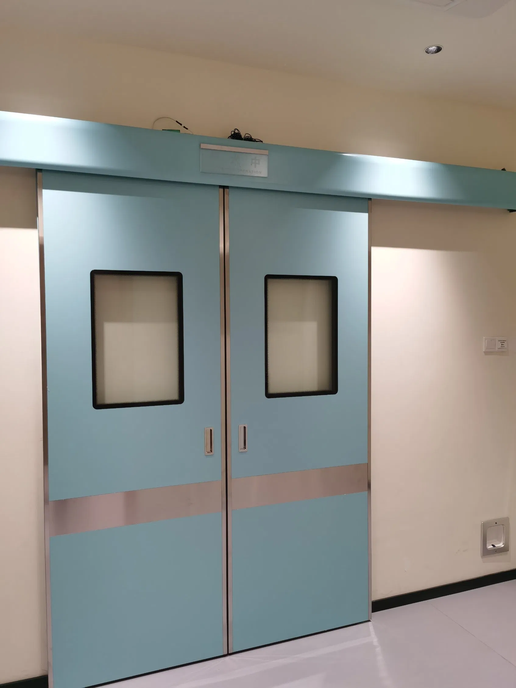 CT Room Protective Radiation Light X-ray Shielding Automatic Sliding Door 2mmpb 3mmpb Lead Door