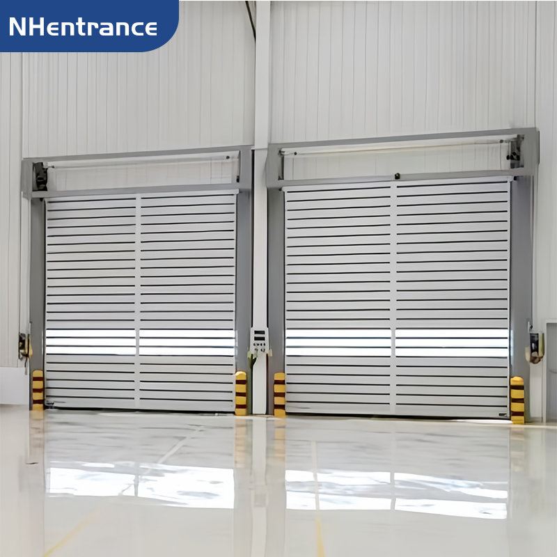 Aluminum Electric Automatic Spiral Roller Shutter Roll up High Speed Industrial Commercial Garage Door
