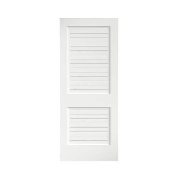 Contemporary Mahogany Louvered Wooden Entrance Door for Interiors