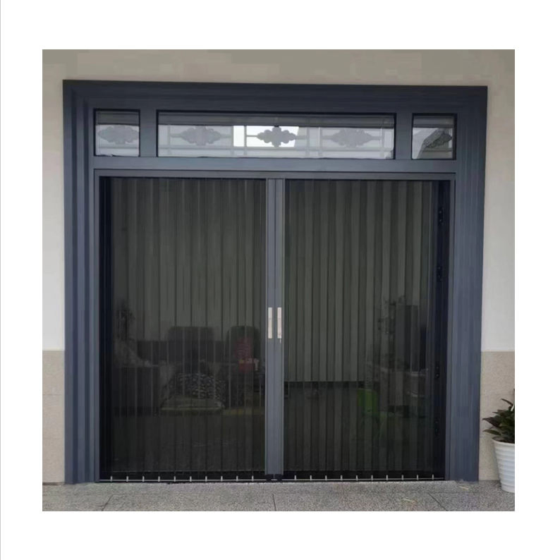 Sales Stainless Steel Aluminum Alloy Door Accordion Style Sliding Window Door Folding Diamond Mesh Mosquito Rodent Proofdoor