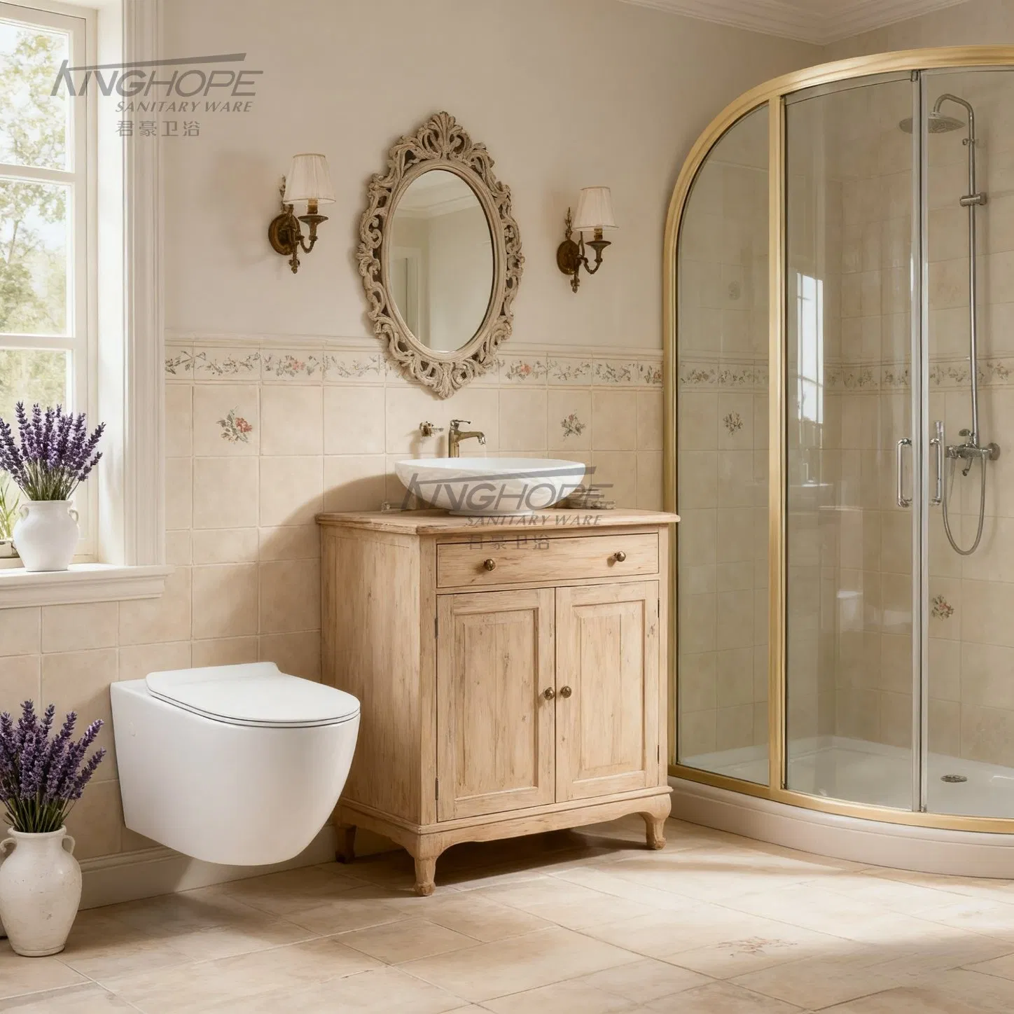 CE Certification Ceramic Tornado Wall Hung Bathroom Toilet Space-Saving Factory Price Sanitary Ware