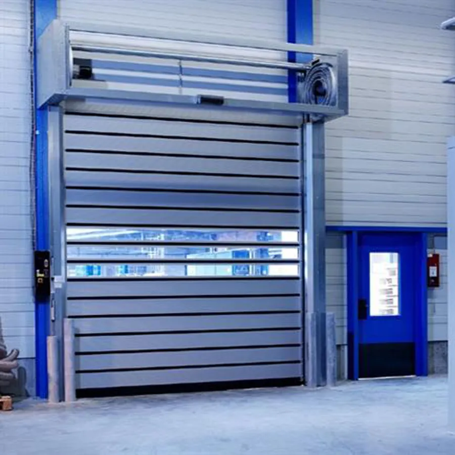 Industrial Roller Shutter Door Automatic Aluminum High Speed Door Aluminum Spiral Door Security Fast Rolling Door Fast Warehouse Door Fast Garage Door Price