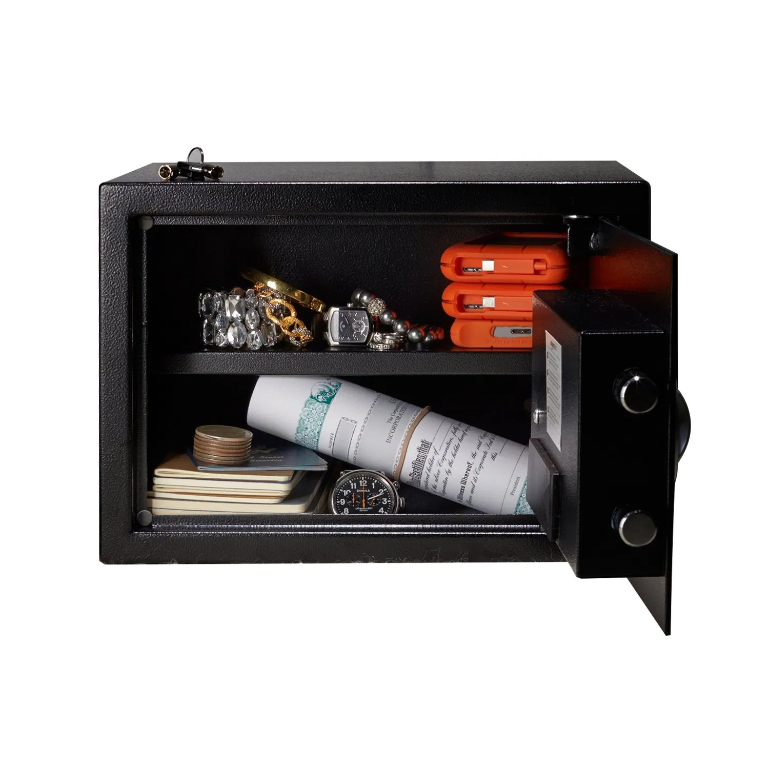 Premium Fingerprint Metal Safe for Secure Digital Storage