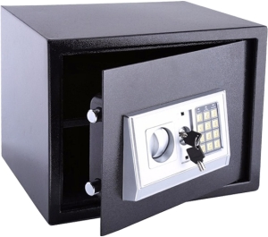 Compact Mini Hotel Safe for Cash and Valuables Storage