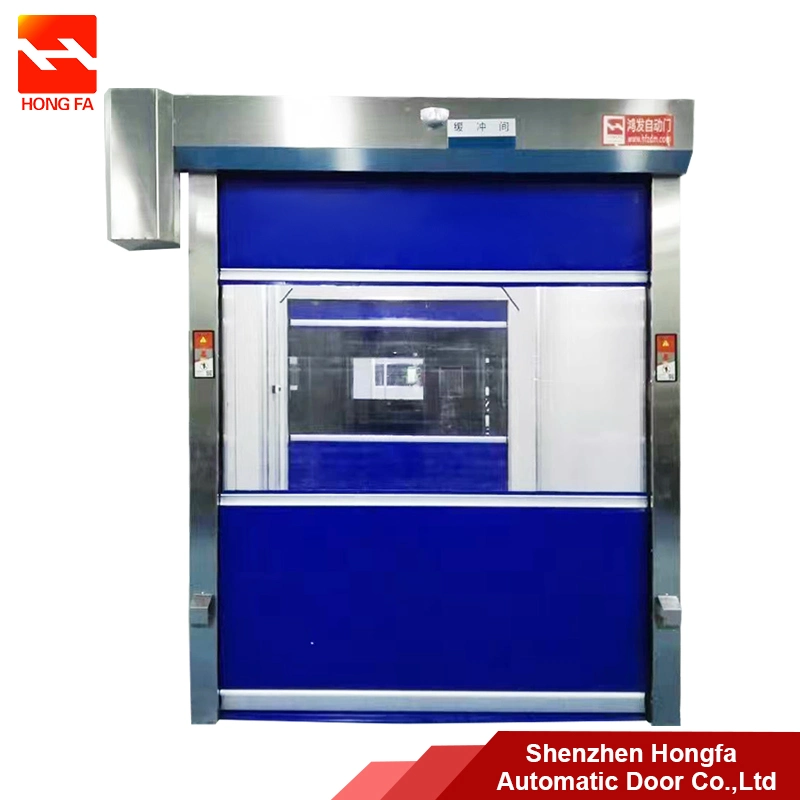 Industrial Electrical PVC High Speed Roller Shutter Fast Quick Door (HF-1088)
