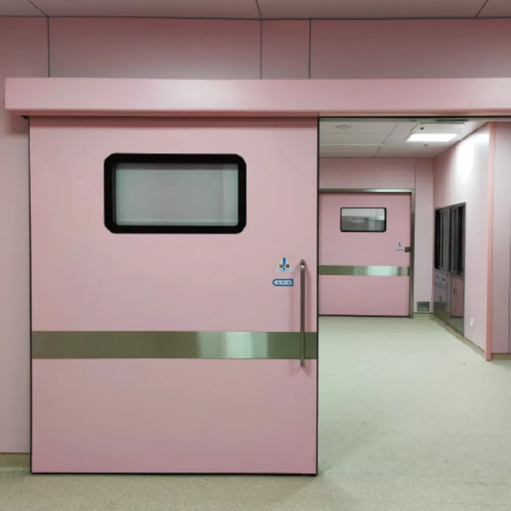 Sealed Automatic Lead Lined Hollow Metal Door X-ray Shielding Sliding Door for Hospital Door