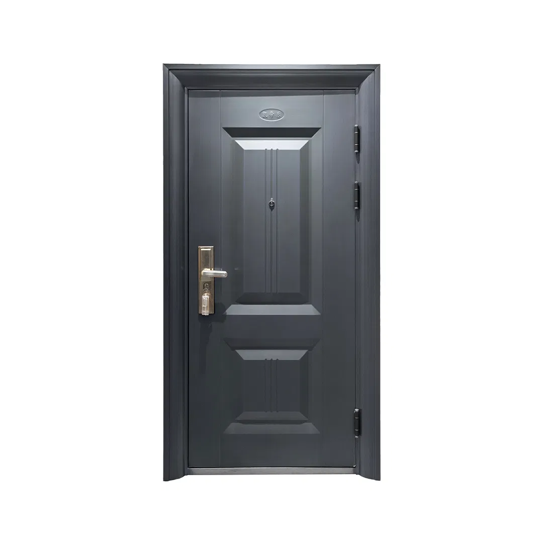 China Steel Aluminum Door Security Entrance Interior Guangdong Exterior Metal Modern Wrought Iron Front Single Double Armored Pivot Windows and Door Price