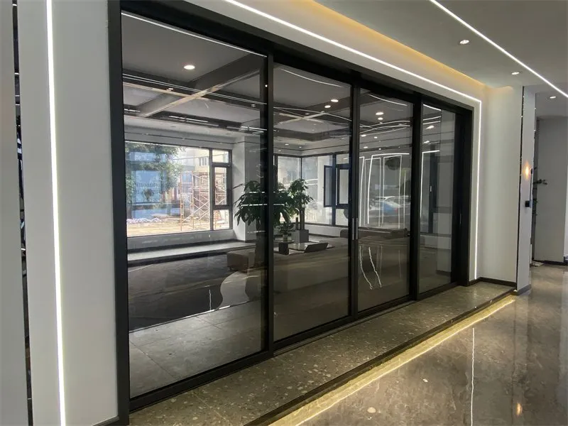 Folding Door Aluminum Frame View
