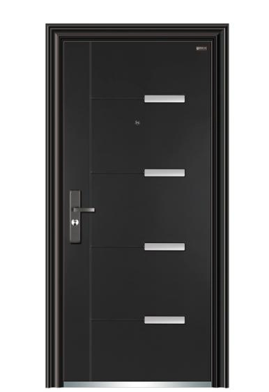 Modern Security Stainless Steel Iron Single/Mother-Son/Double Door Factory Customized Satety Entrance Main Metal Door