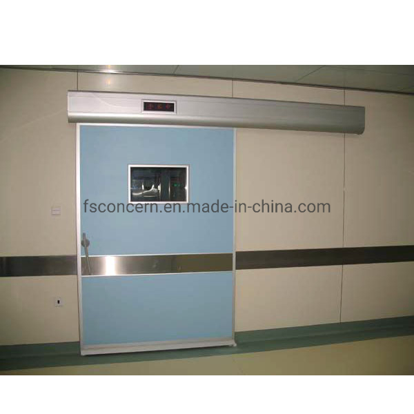 CT Room Radiation Protective X-ray Stainless Steel Shielding Automatic Electric Sliding Door Manual Lead Door