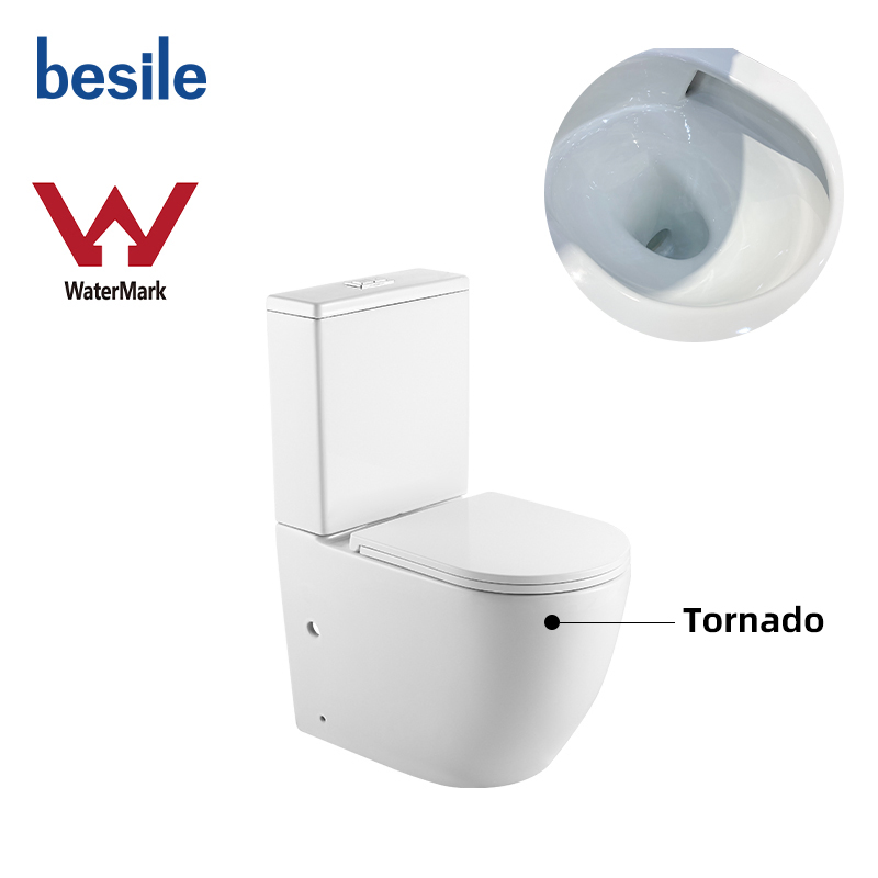 Hot Sale Tornado Two Pieces Toilet for Watermark Factory Direct Wholesale Hotel Apartment