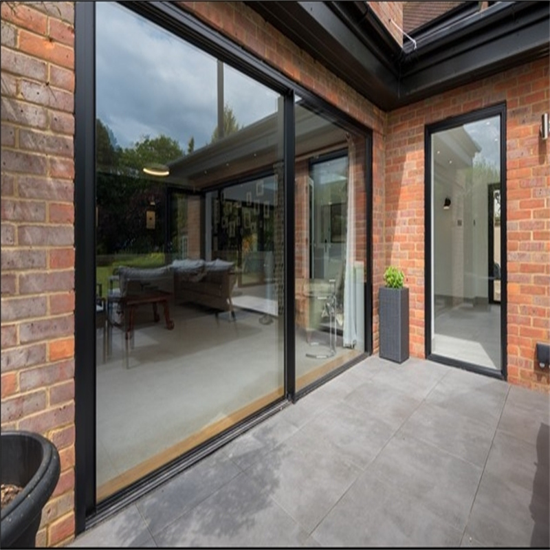 Entry Aluminum Balcony Sliding Door with 304 Stainless Steel Mesh Mosquito Net