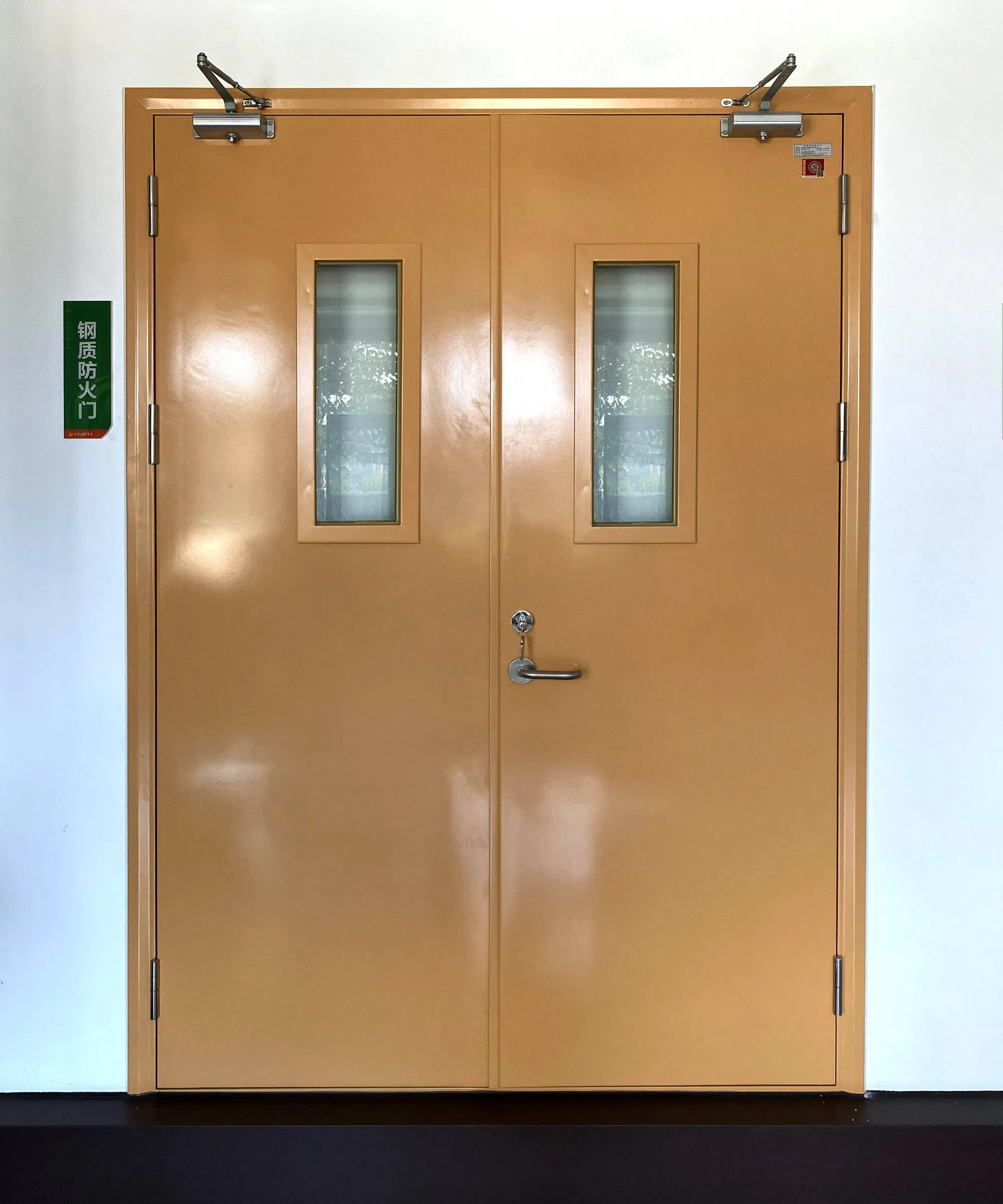 UL Listed Metal Door Fireproof Double Open Steel Fire Rated Door Security Door