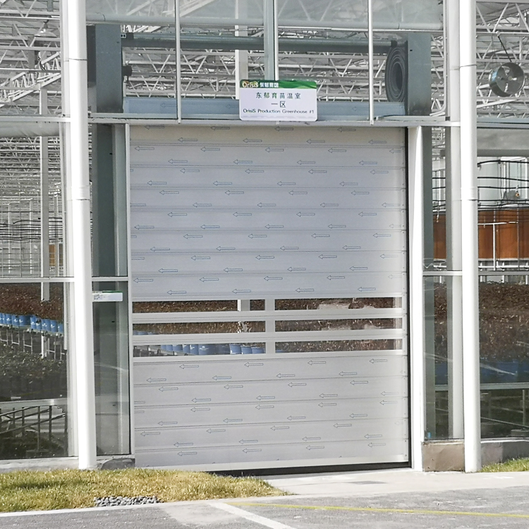 Factory Direct Sale Hard Fast Roller Shutter Door Spiral Metal Roll up Door