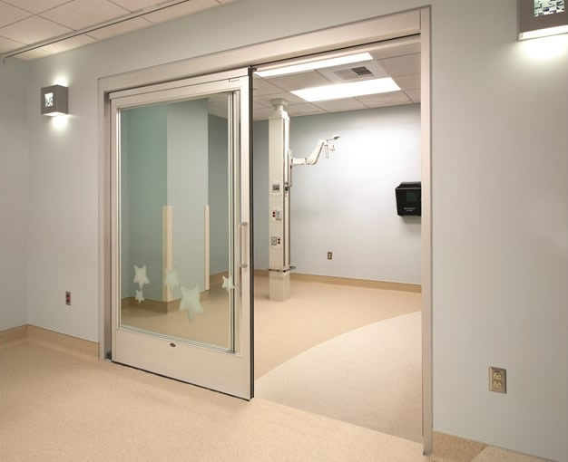 ICU Automatic Sliding Door Radiation Shielding Door Medical Hermetic Hospital &amp; Healthcare Automatic Doors Lead Lined Shielded Doors