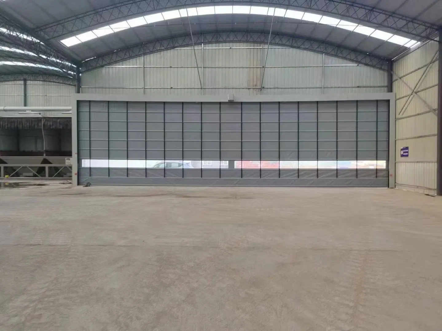 Industrial Shutter Automatic Rapid Roller PVC Door Stacking High Speed Door Folding Doors